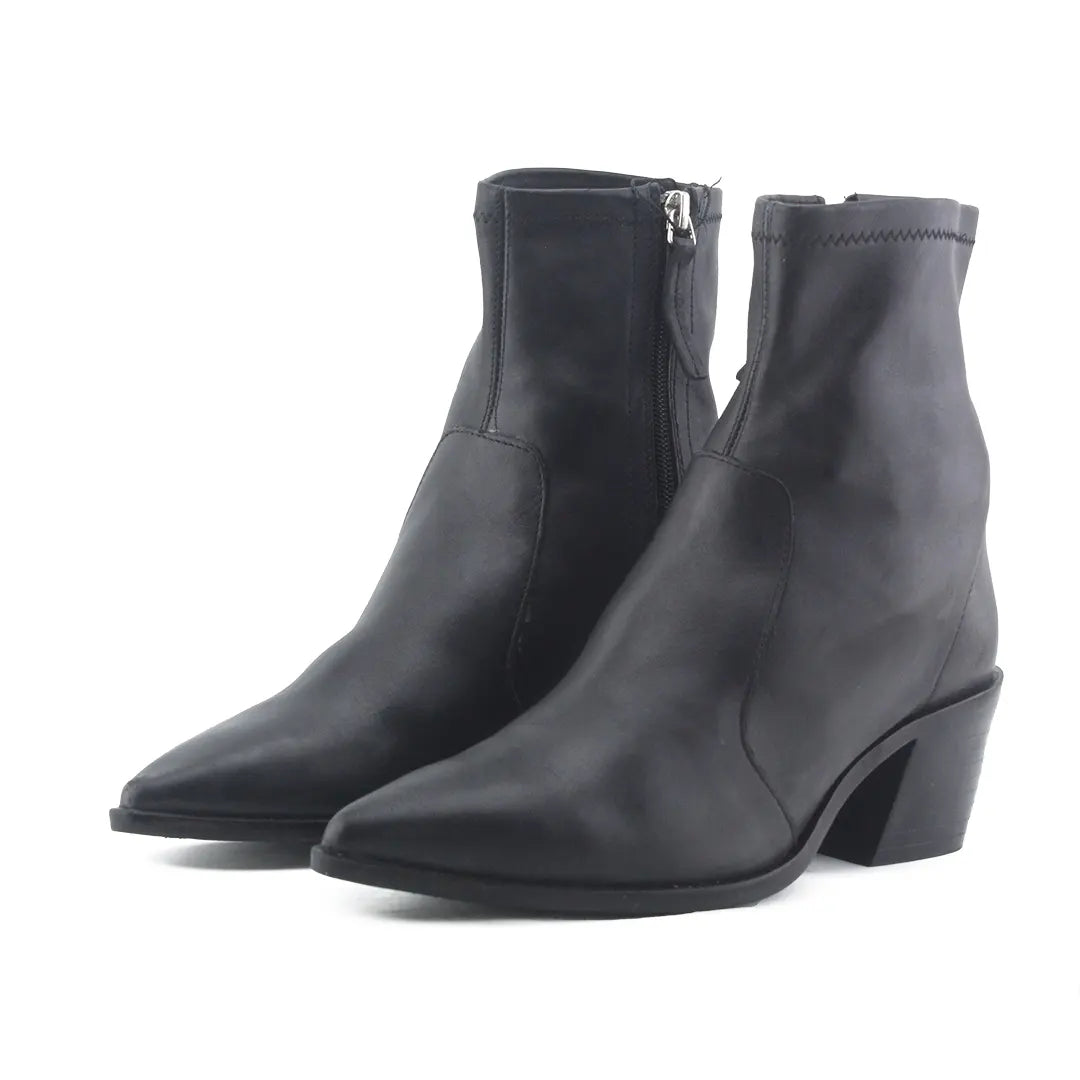 Zara Zipper Ankle Boot | 100% Authentic Leather