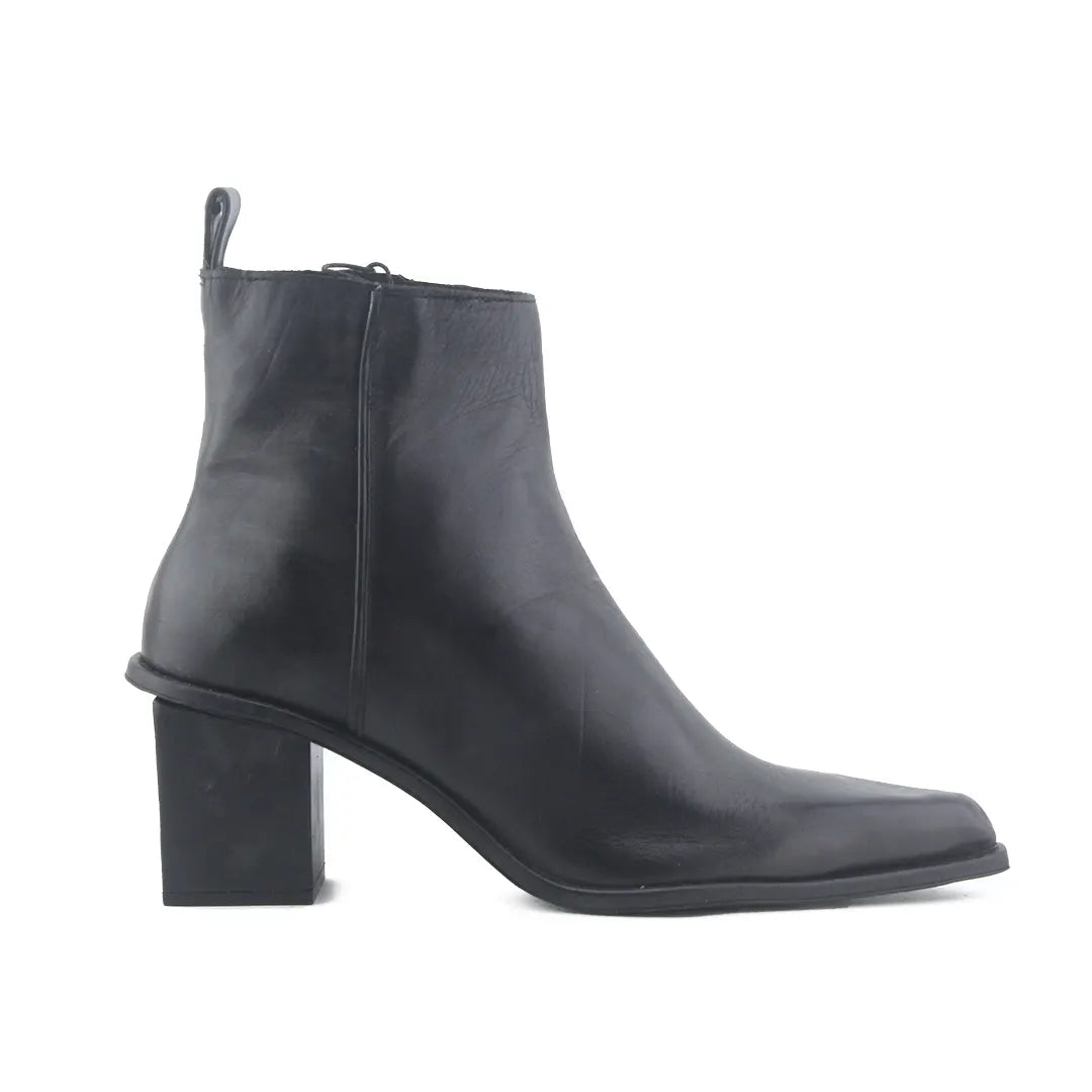 Zara Zipper Ankle Boot | 100% Authentic Leather