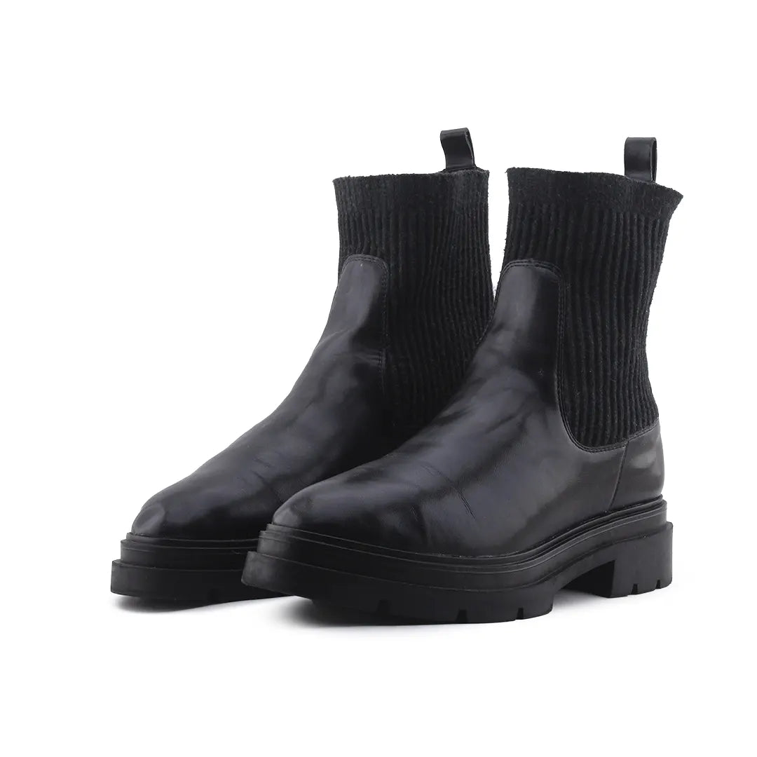 Zara Stretchable Ankle Boot | 100% Authentic Leather