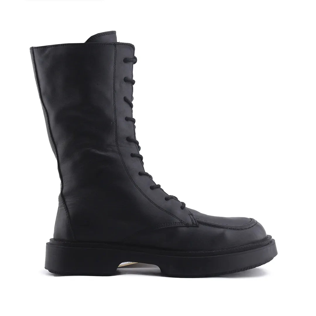Zara Zipper Lace Up Ankle Boot | 100% Authentic Leather