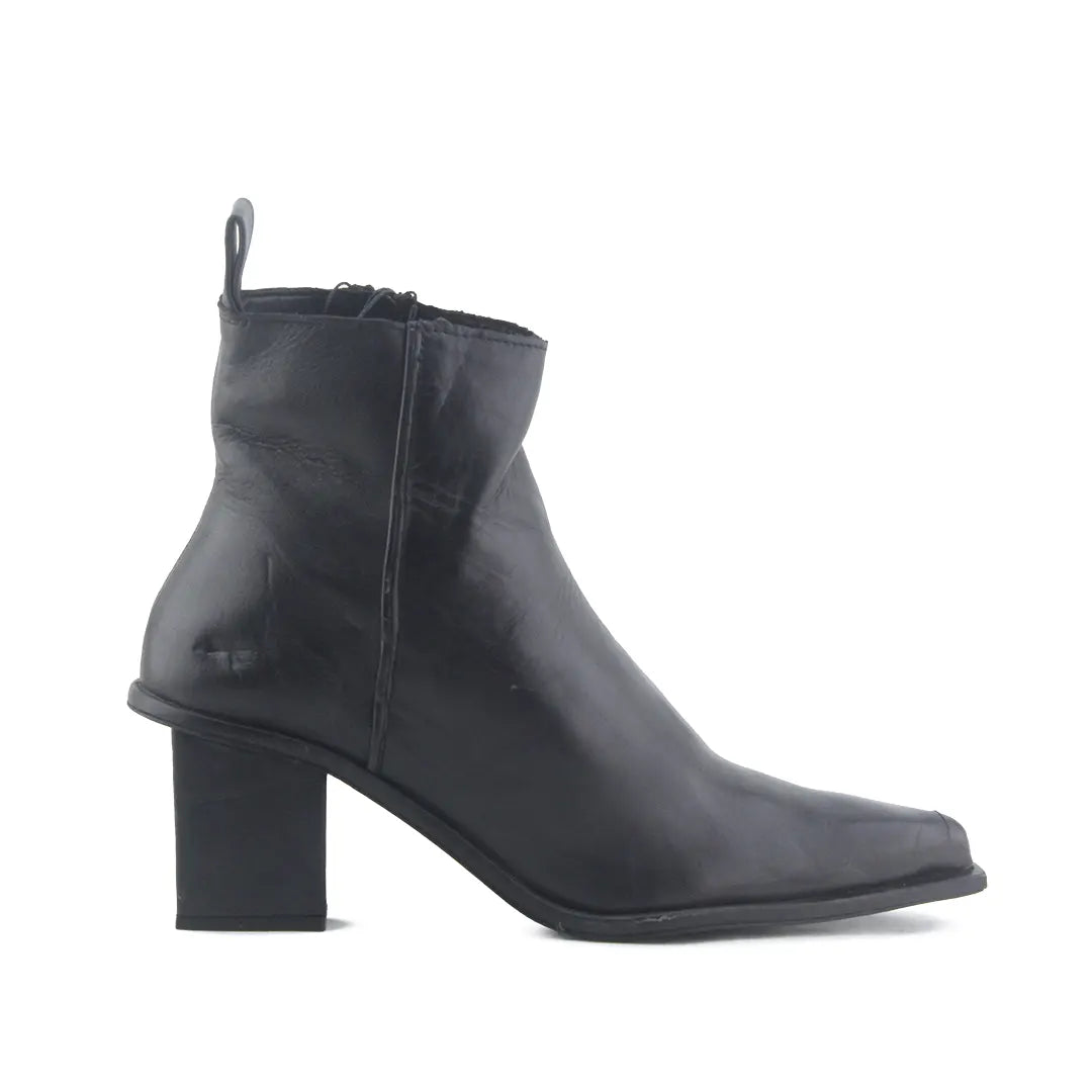 Zara Zipper Ankle Boot | 100% Authentic Leather