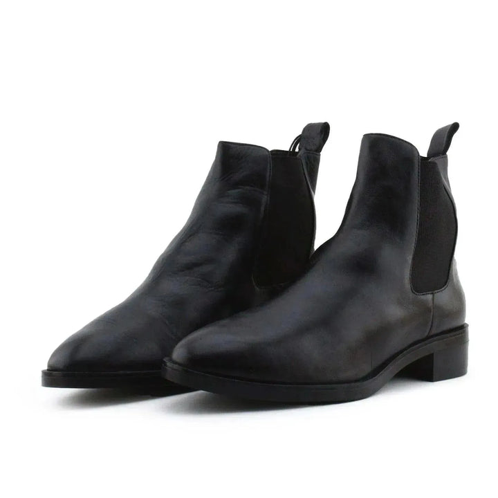 Zara Stretchable Chelsea Ankle Boots | 100% Authentic Leather - sundaybazar
