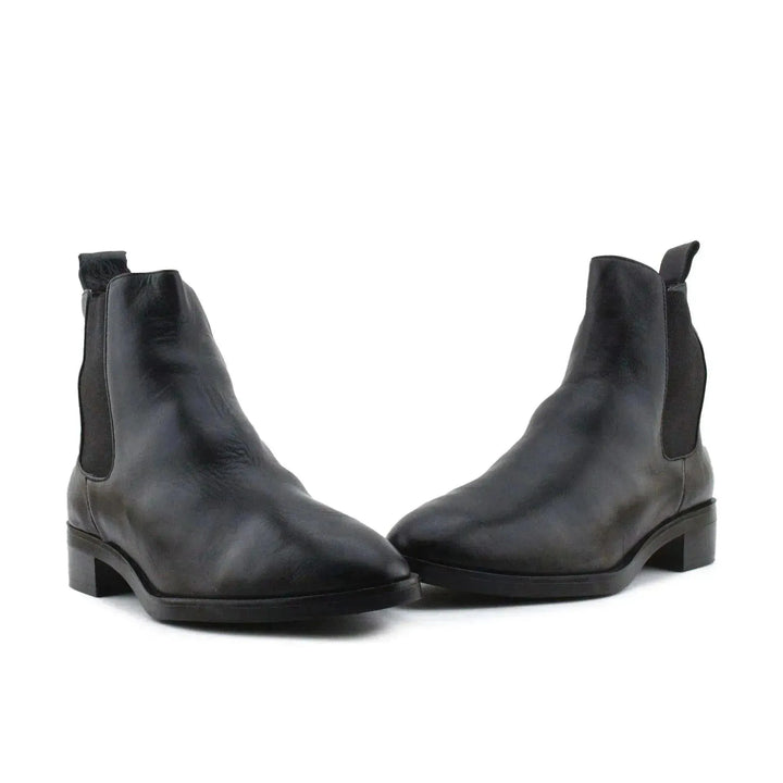 Zara Stretchable Chelsea Ankle Boots | 100% Authentic Leather - sundaybazar