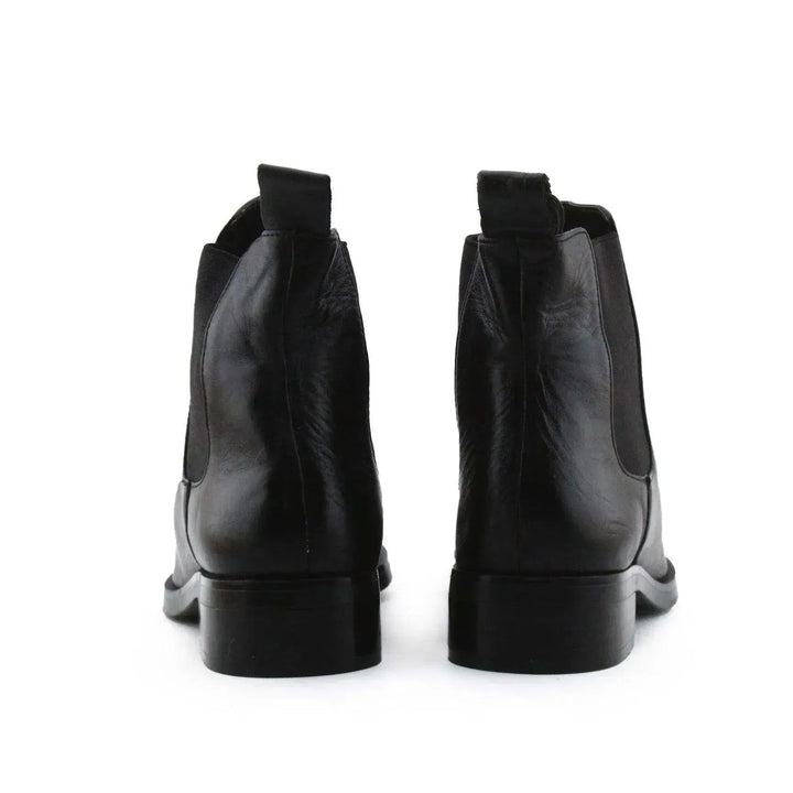 Zara Stretchable Chelsea Ankle Boots | 100% Authentic Leather - sundaybazar