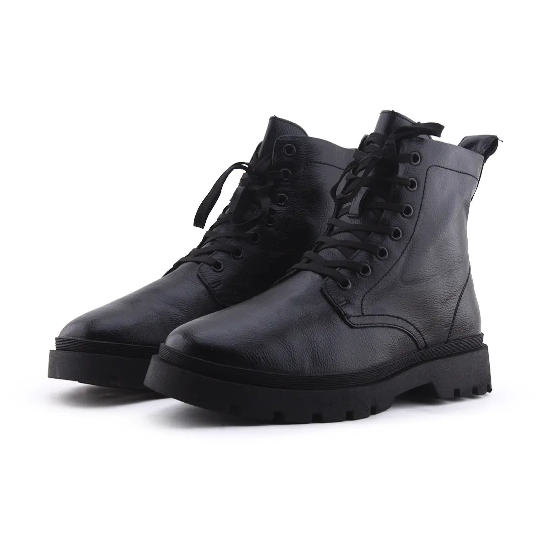 Zara Lace Up Ankle Boot | 100% Authentic Leather