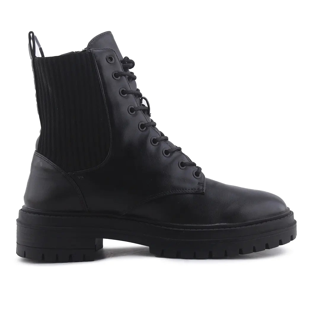 Lefties Zipper Stretchable Ankle Boot | 100% Authentic Leather