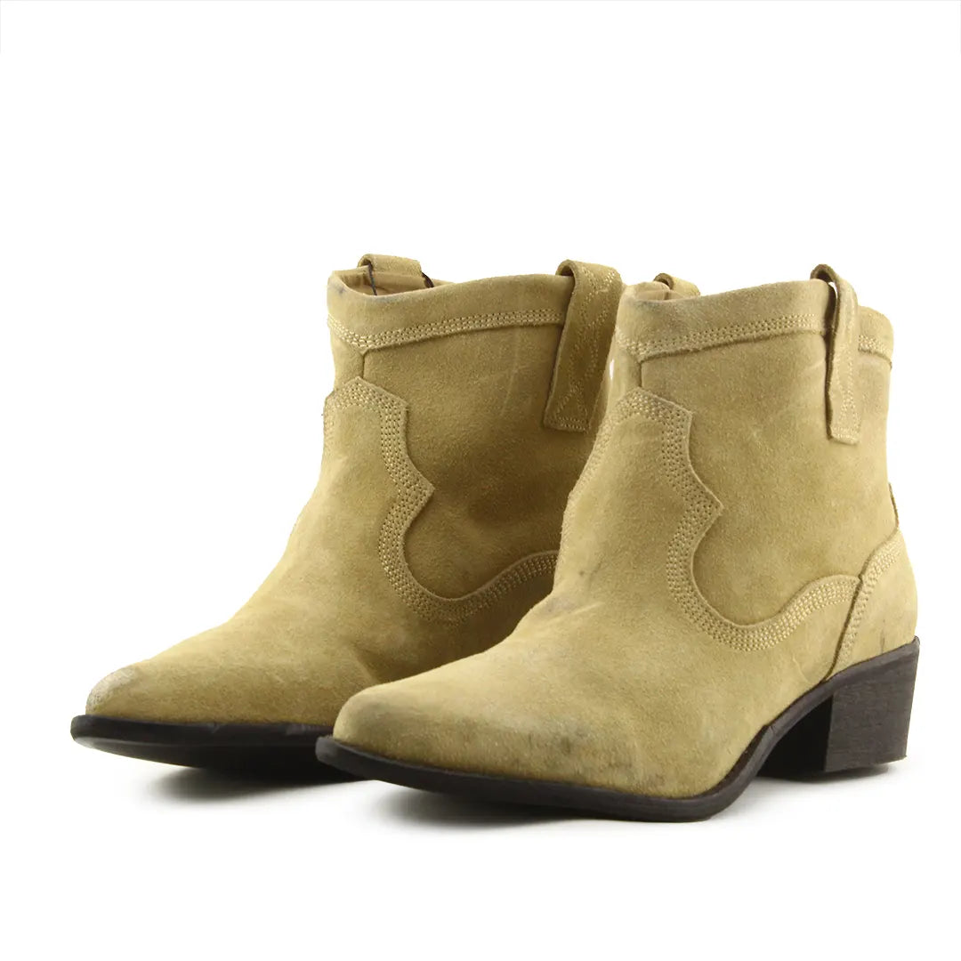 Zara Suede Ankle Boot