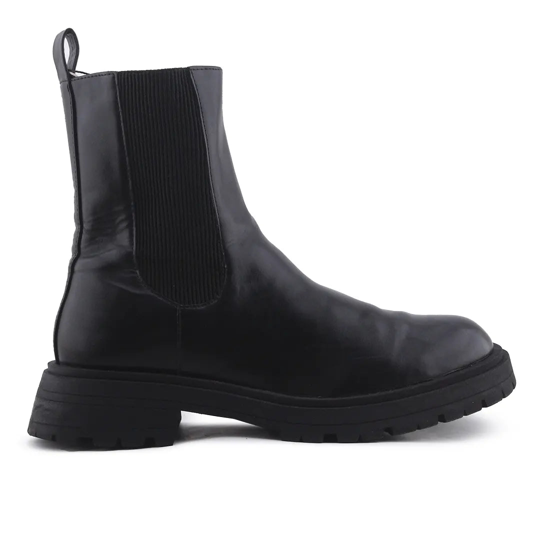 Pull & Bear Stretchable Ankle Boot | 100% Authentic Leather