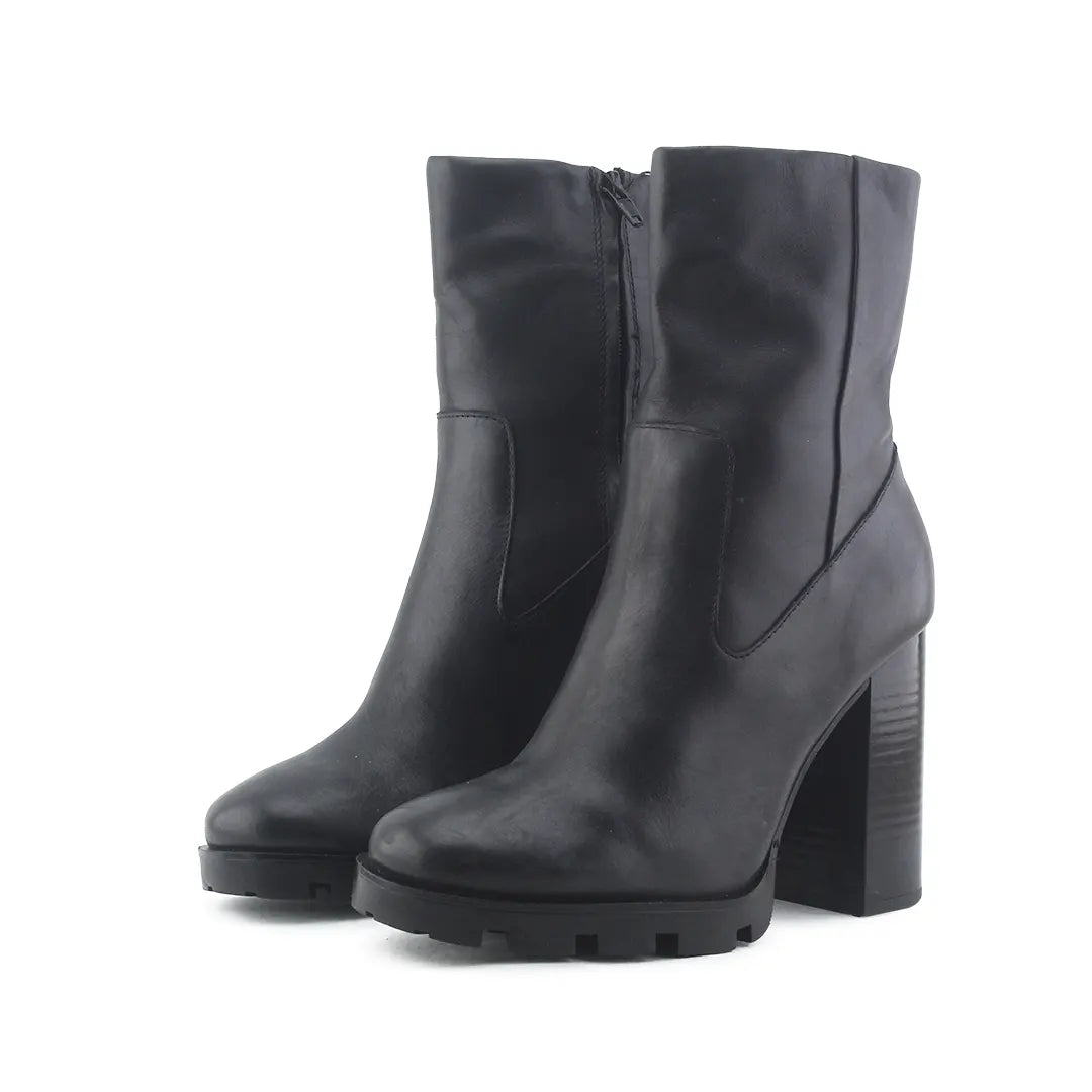 Zara Zipper Ankle Boot | 100% Authentic Leather