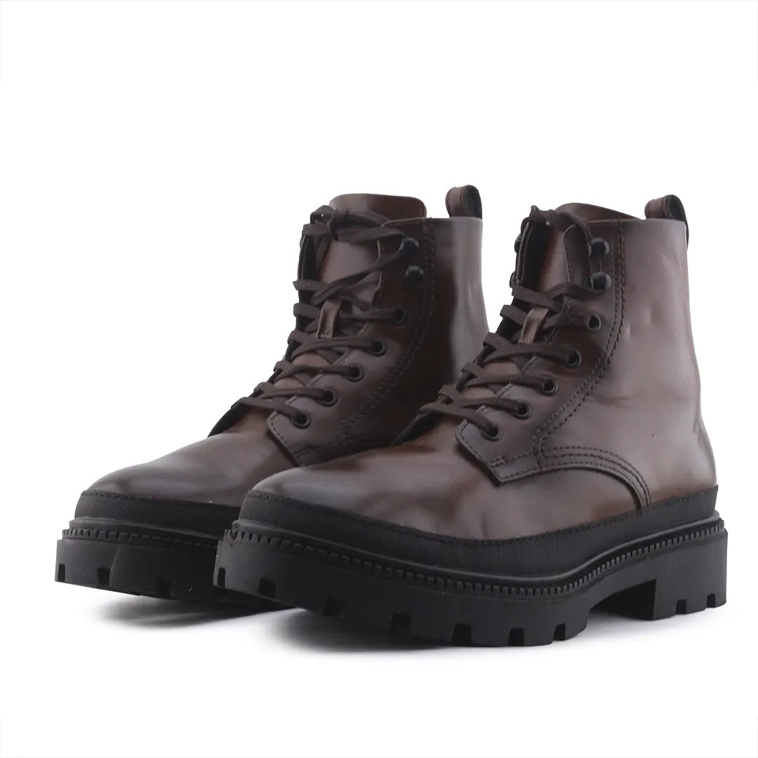 Zara Lace Up Ankle Boot | 100% Authentic Leather