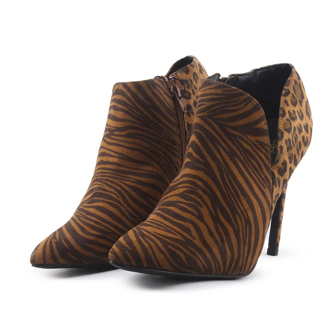 Shoedazzle Zipper Ankle Boot