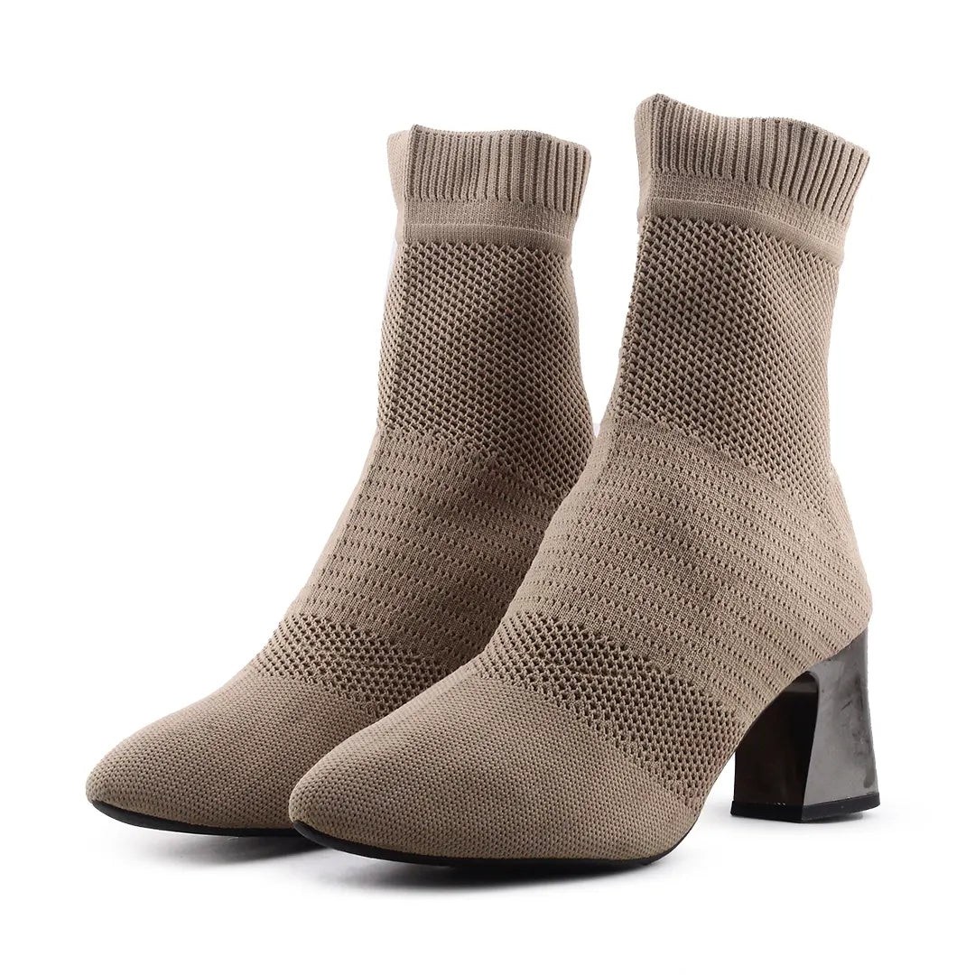 European Brand Sock Ankle Boot