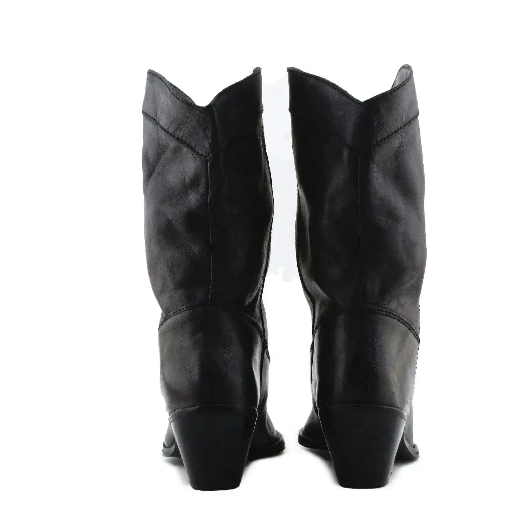 Zara Cowboy Boots | 100% Authentic Leather - sundaybazar