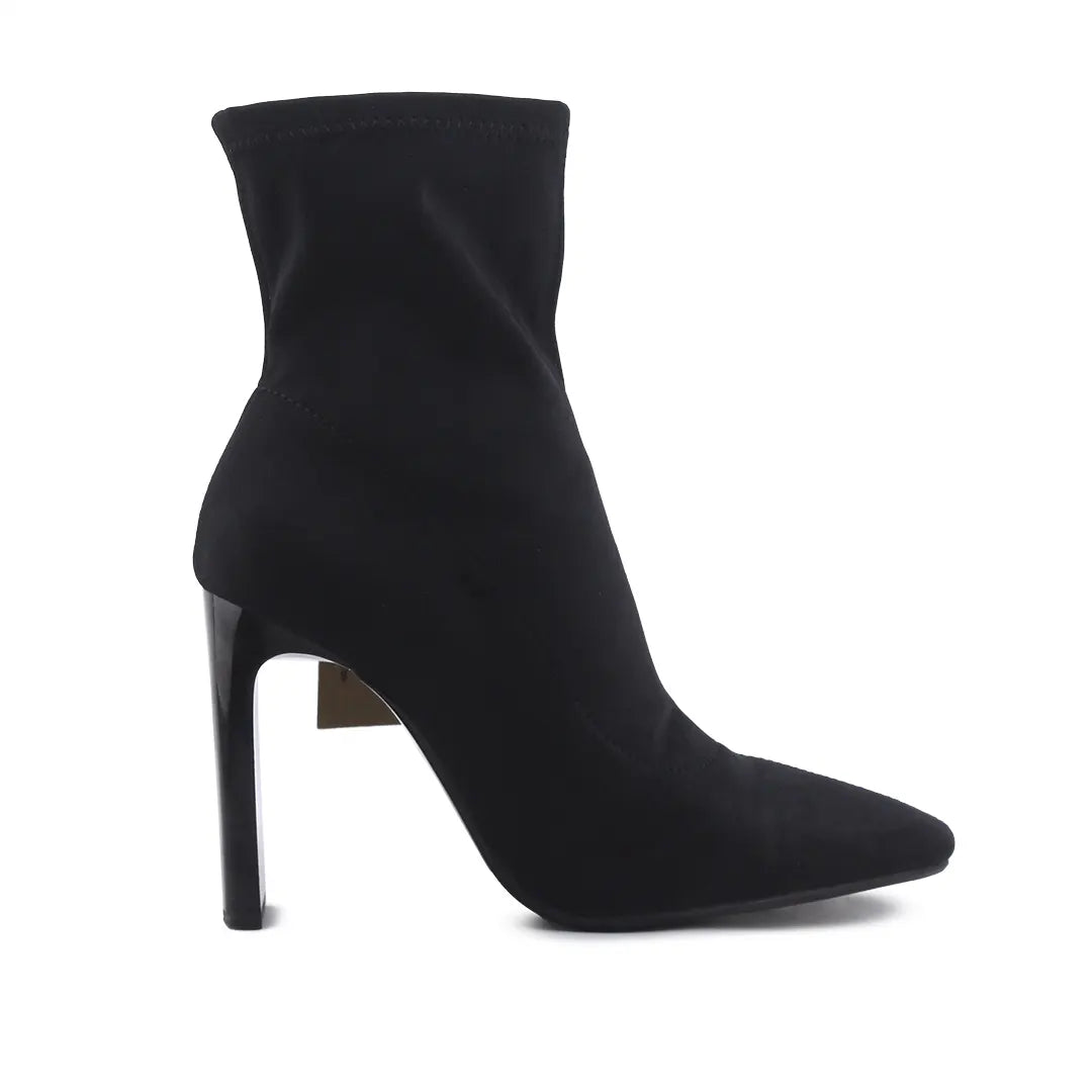 Zara Zipper Textile Ankle Boot