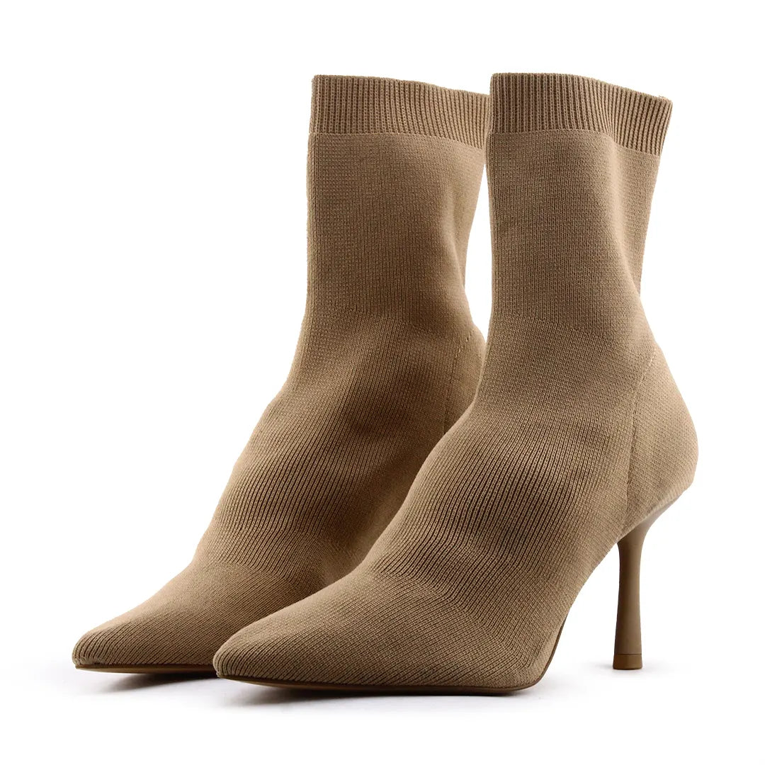 Stradivarius Sock Ankle Boot