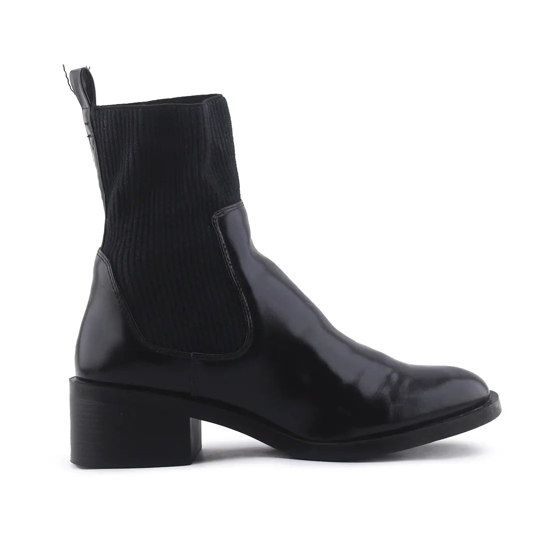 Zara Stretchable Ankle Boot | 100% Authentic Leather