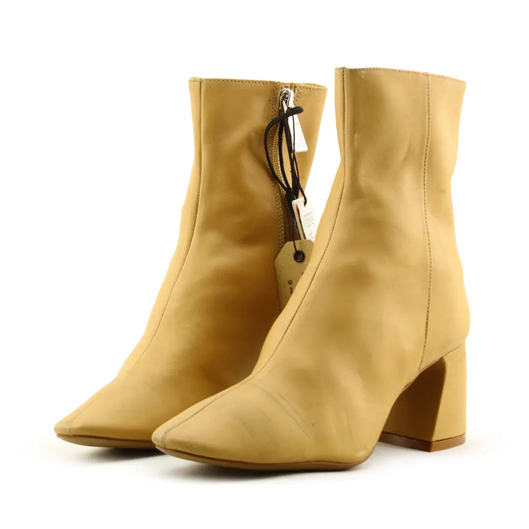 Zara Zipper Ankle Boot | 100% Authentic Leather