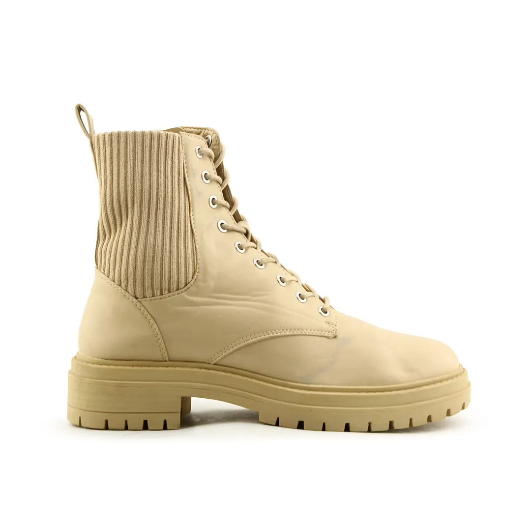 Lefties Zipper Stretchable Ankle Boot | 100% Authentic Leather