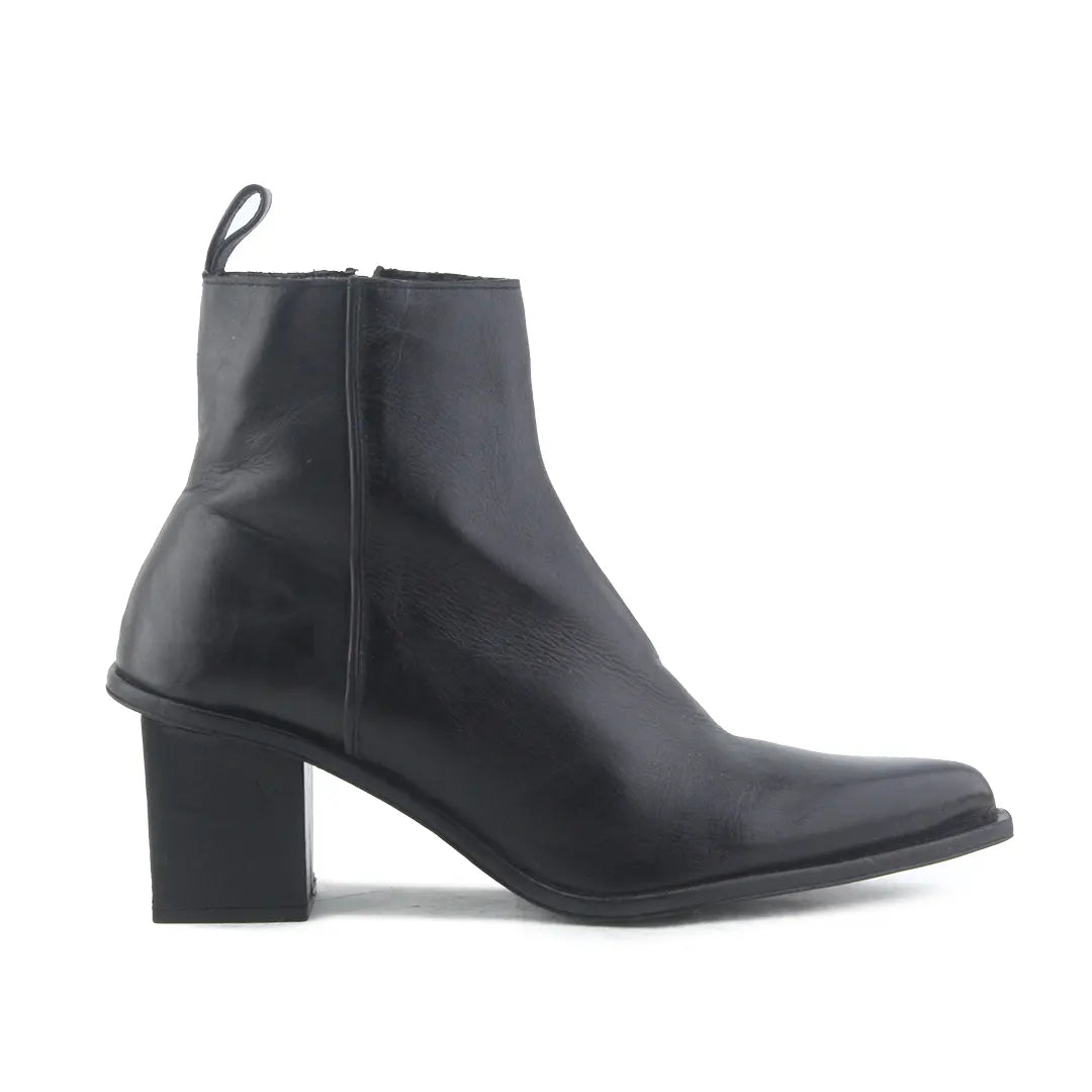 Zara Zipper Ankle Boot | 100% Authentic Leather