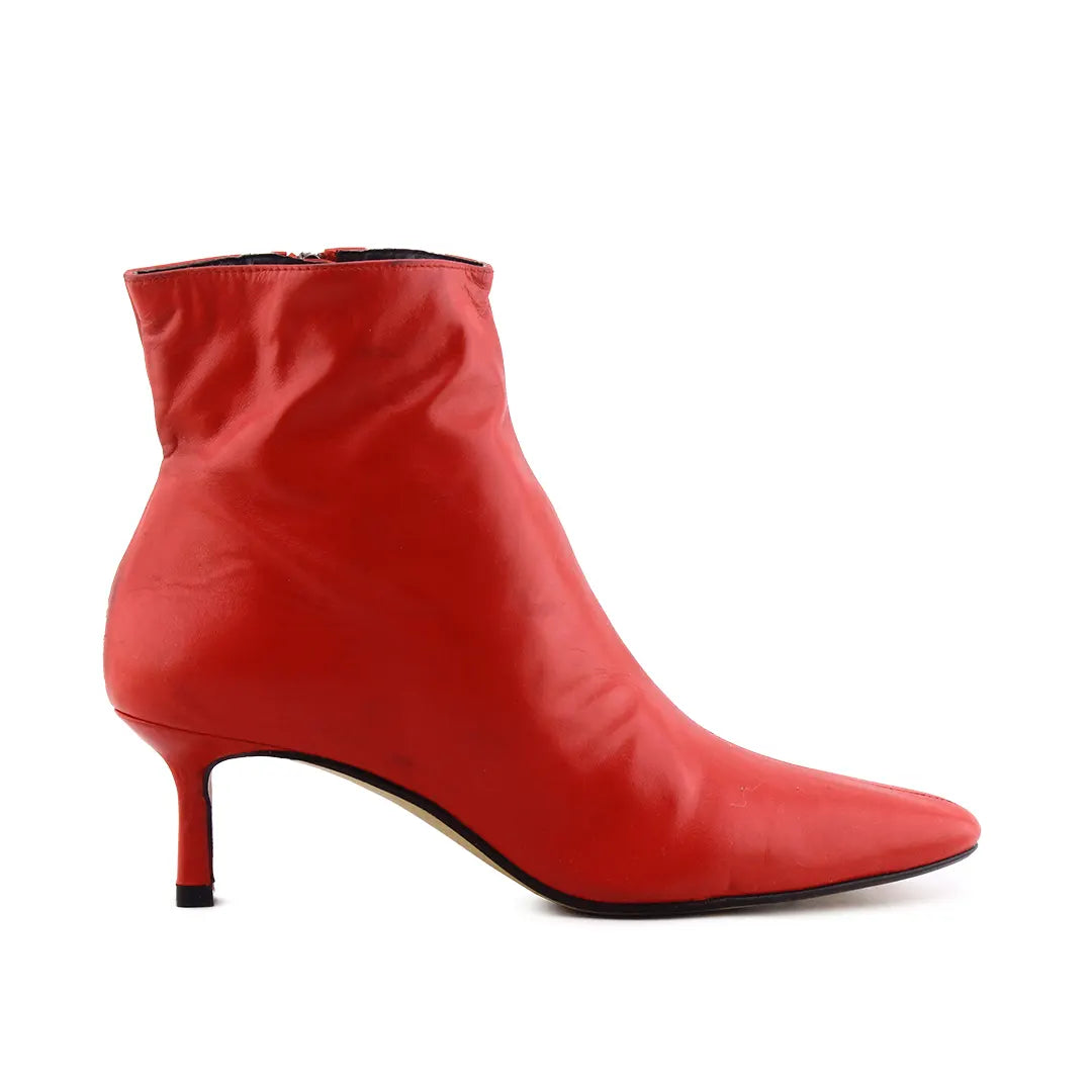 Zara Zipper Ankle Boot | 100% Authentic Leather