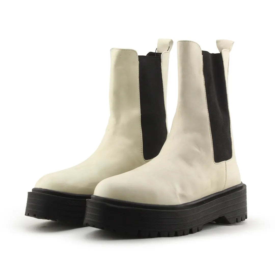 Pull & Bear Stretchable Ankle Boot | 100% Authentic Leather