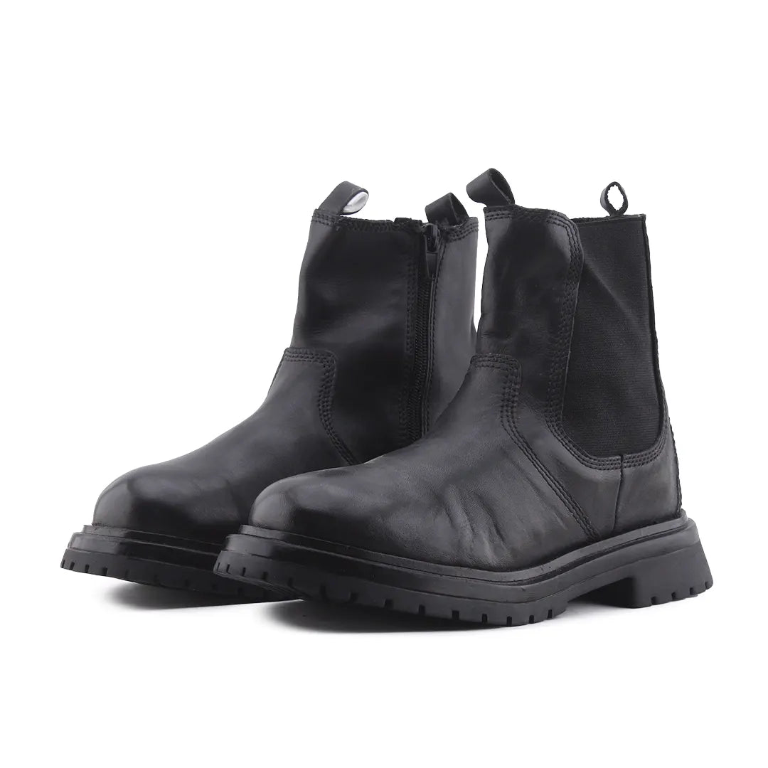 Zara Zipper Ankle Boot | 100% Authentic Leather