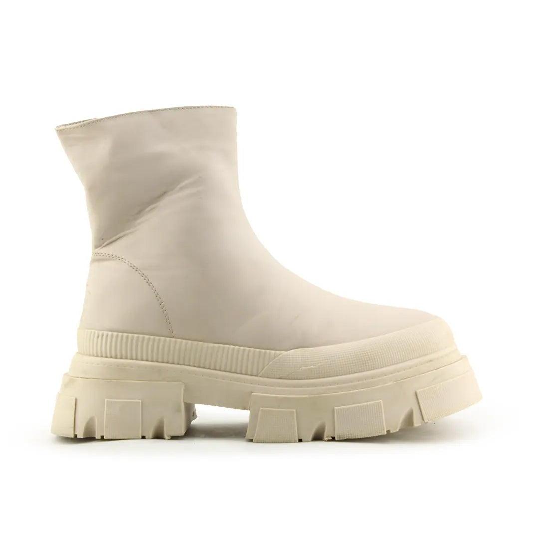 Bershka Zipper Ankle Boot | 100% Authentic Leather