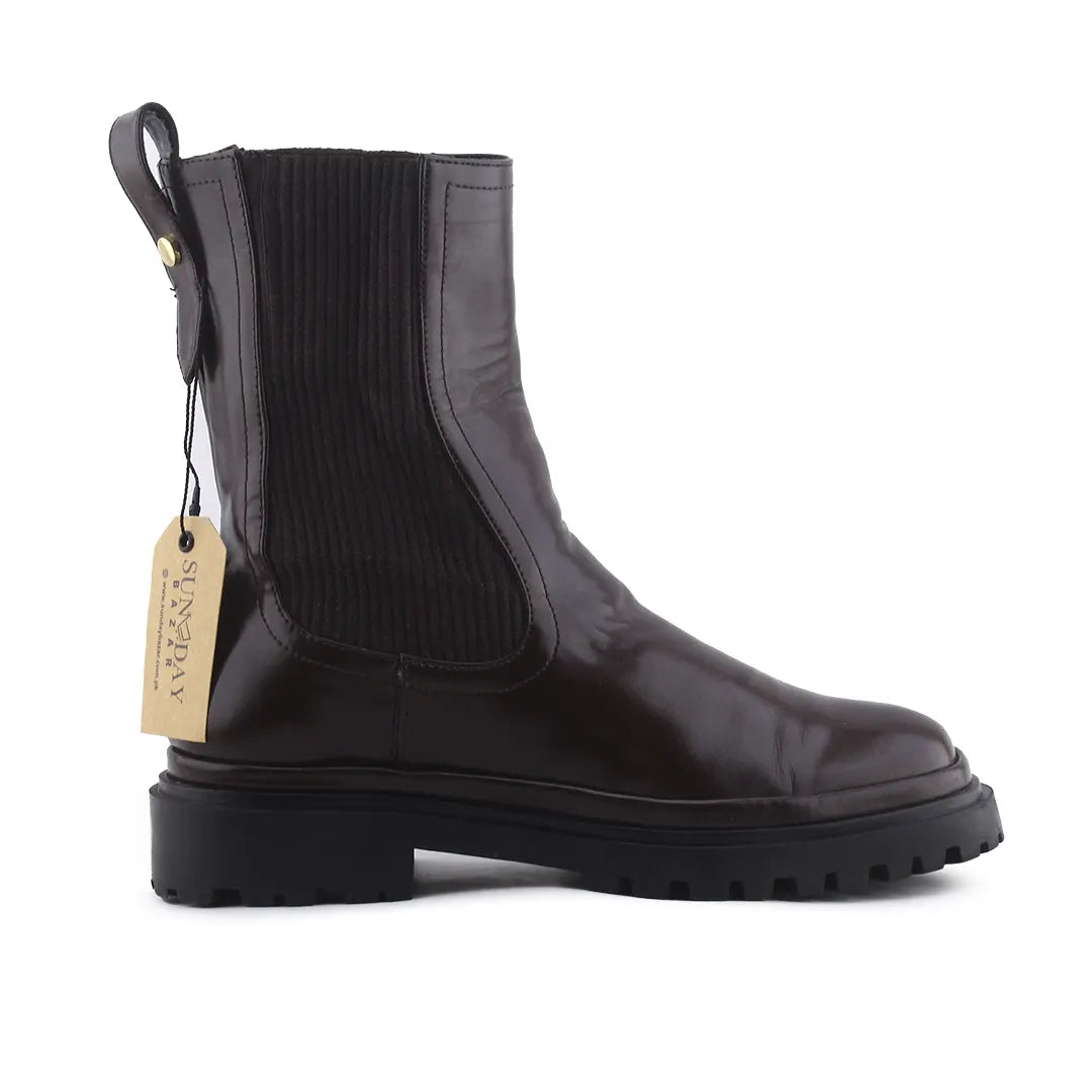 Zara Stretchable Ankle Boot | 100% Authentic Leather