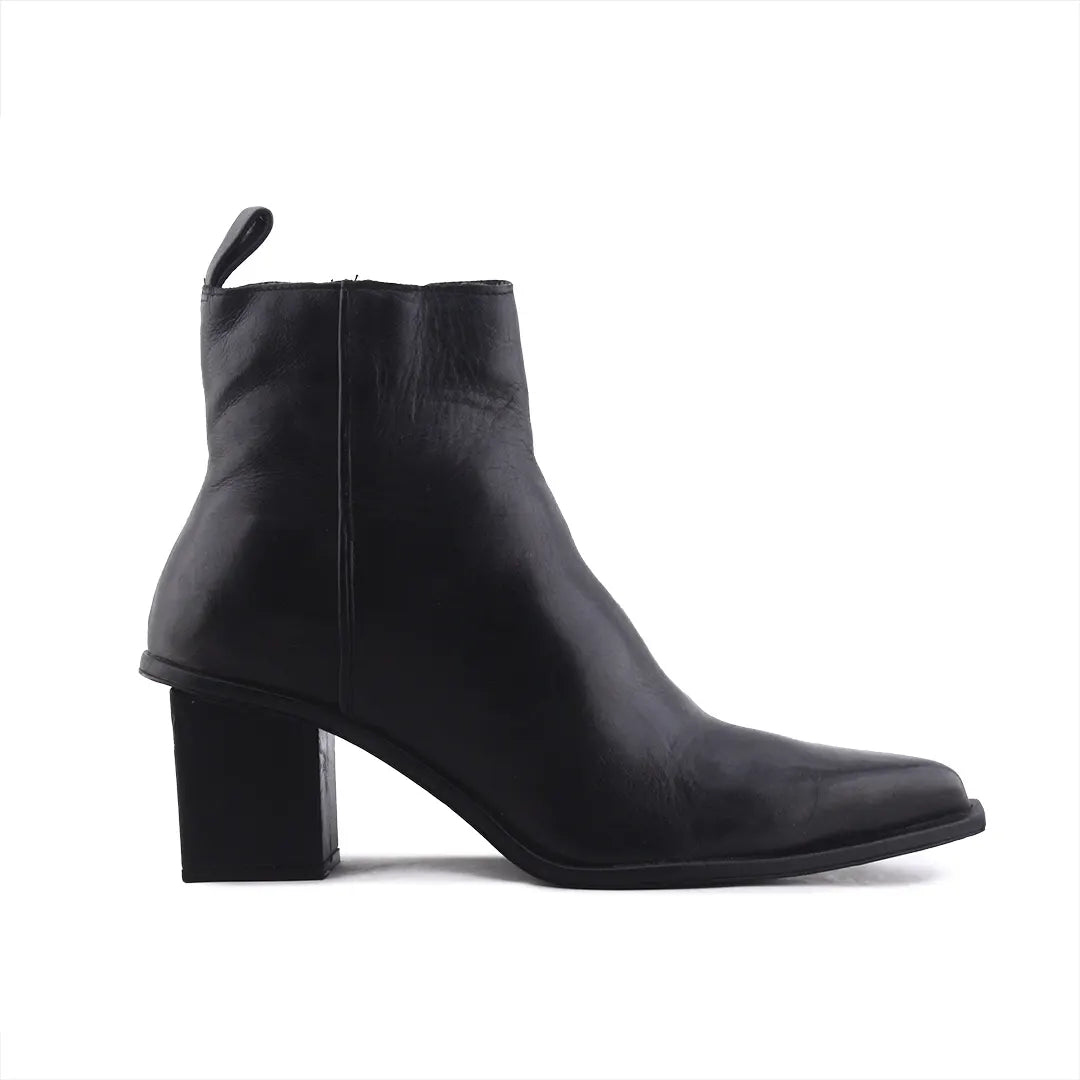 Zara Zipper Ankle Boot | 100% Authentic Leather