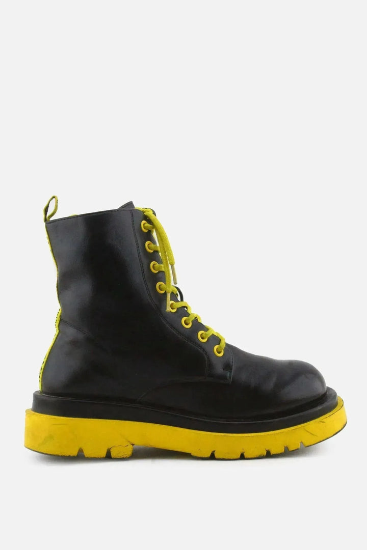 European Brand Zipper Laces Combat Ankle Boots | 100% Authentic Leather - sundaybazar