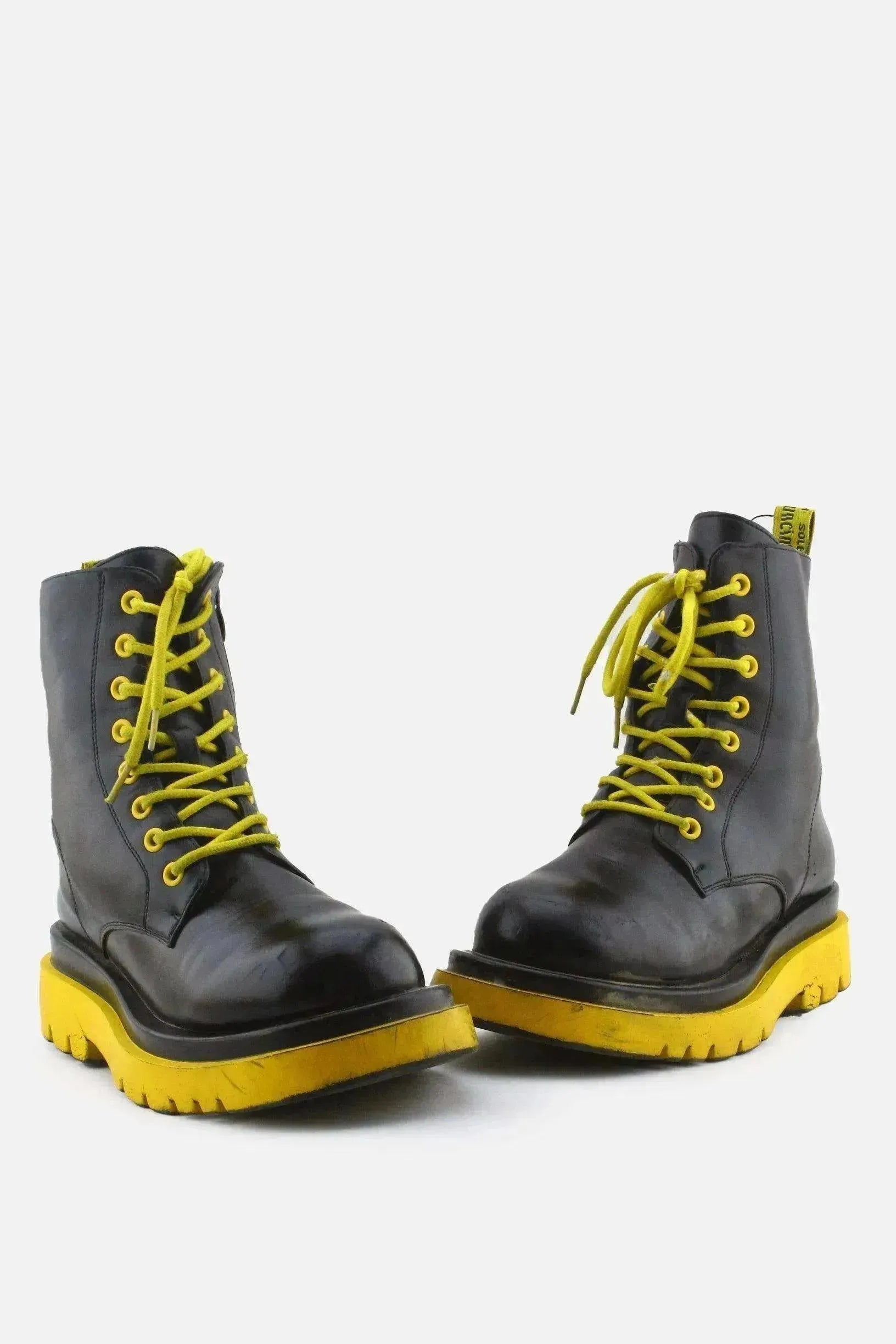 European Brand Zipper Laces Combat Ankle Boots | 100% Authentic Leather - sundaybazar