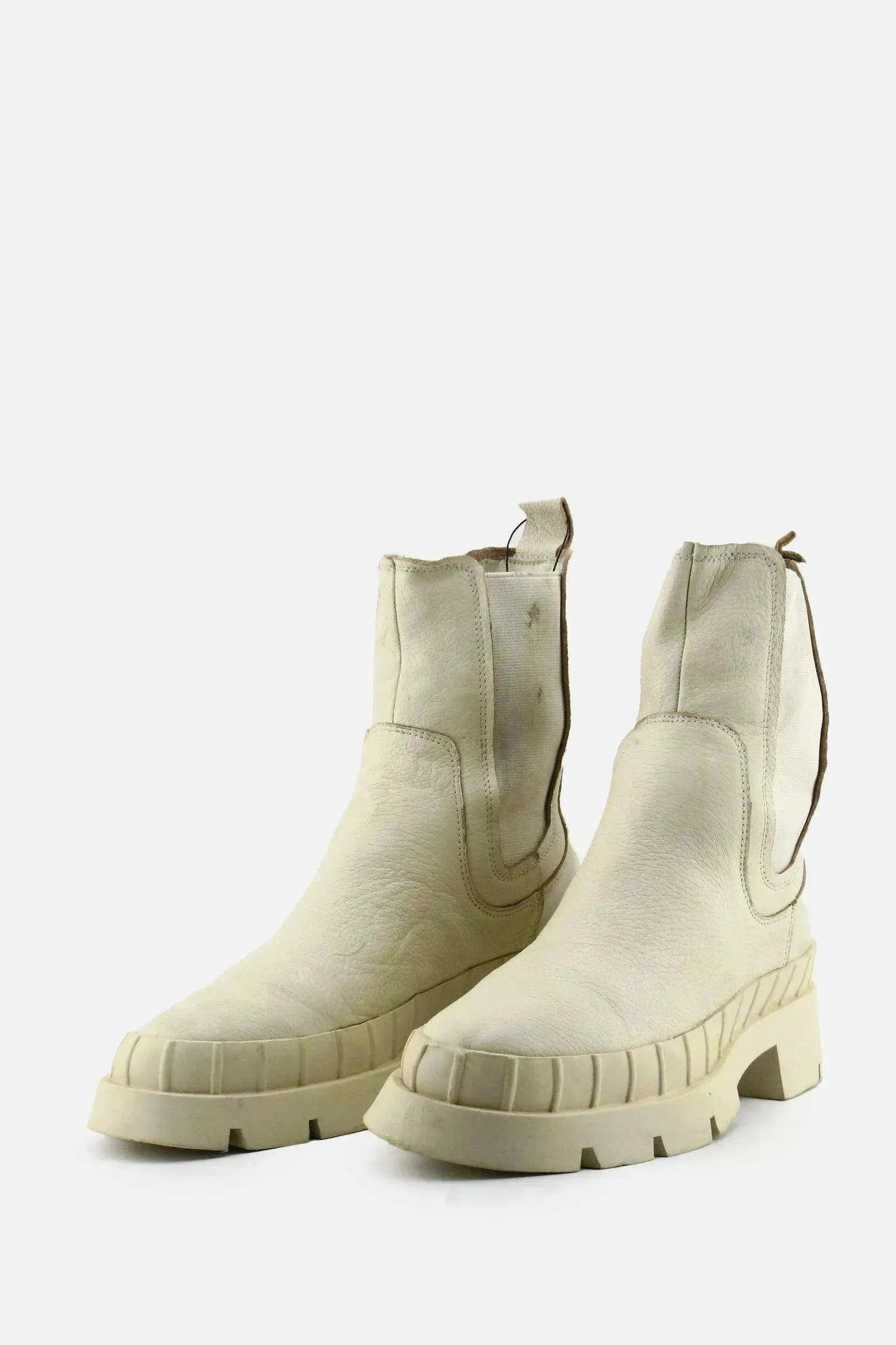 MNG Stretchable Combat Ankle Boots | 100% Authentic Leather