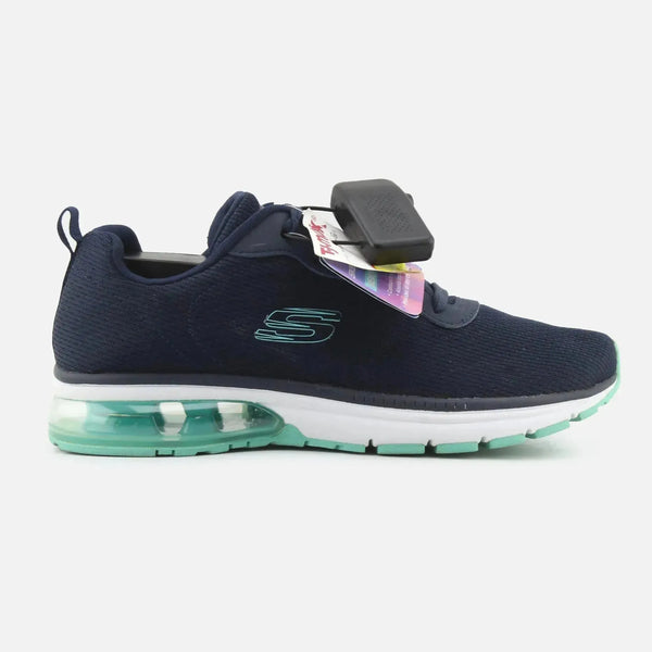 Skechers Air Machine Washable Memory Foam Lace Up Sneaker Navy