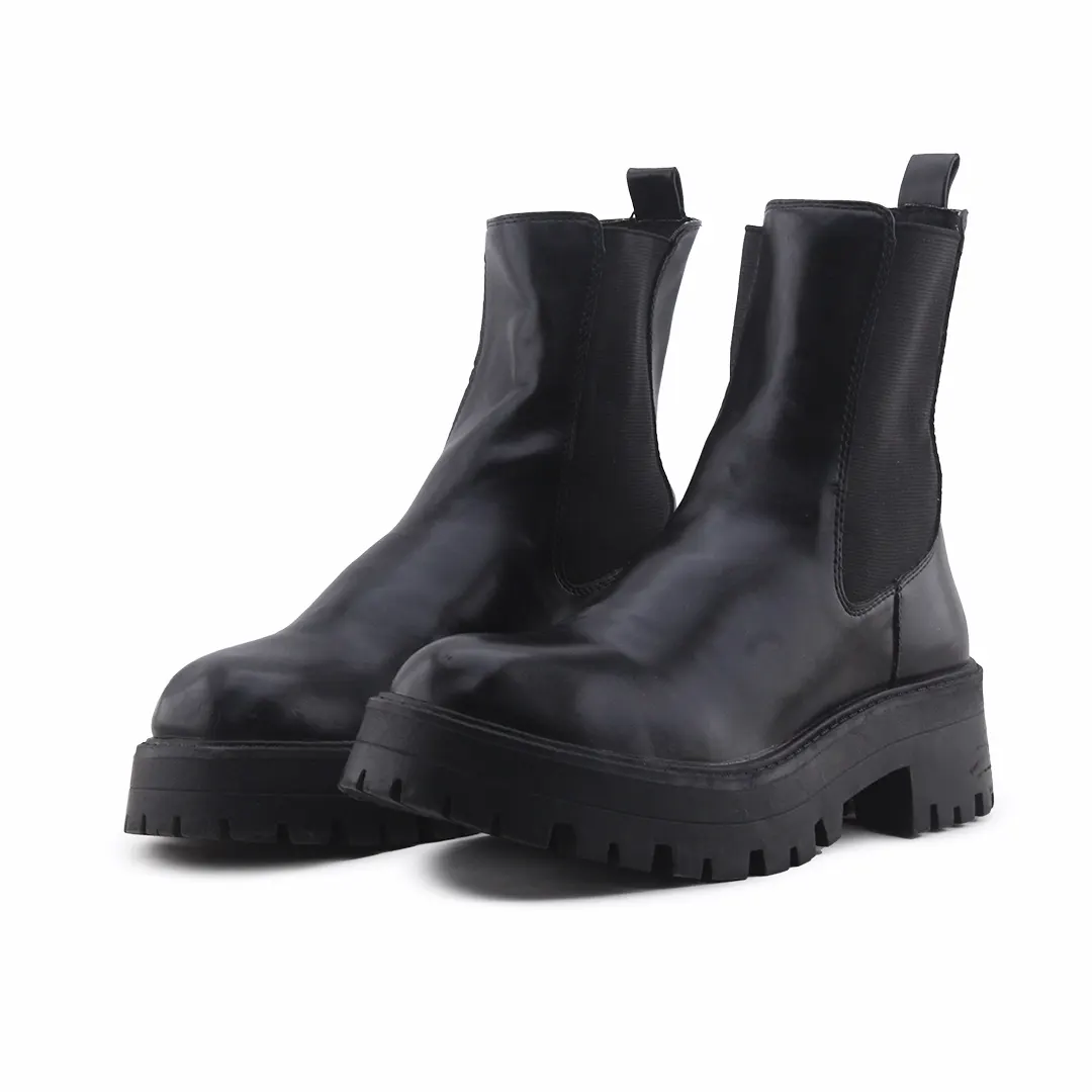 Pull & Bear Stretchable Ankle Boot | 100% Authentic Leather
