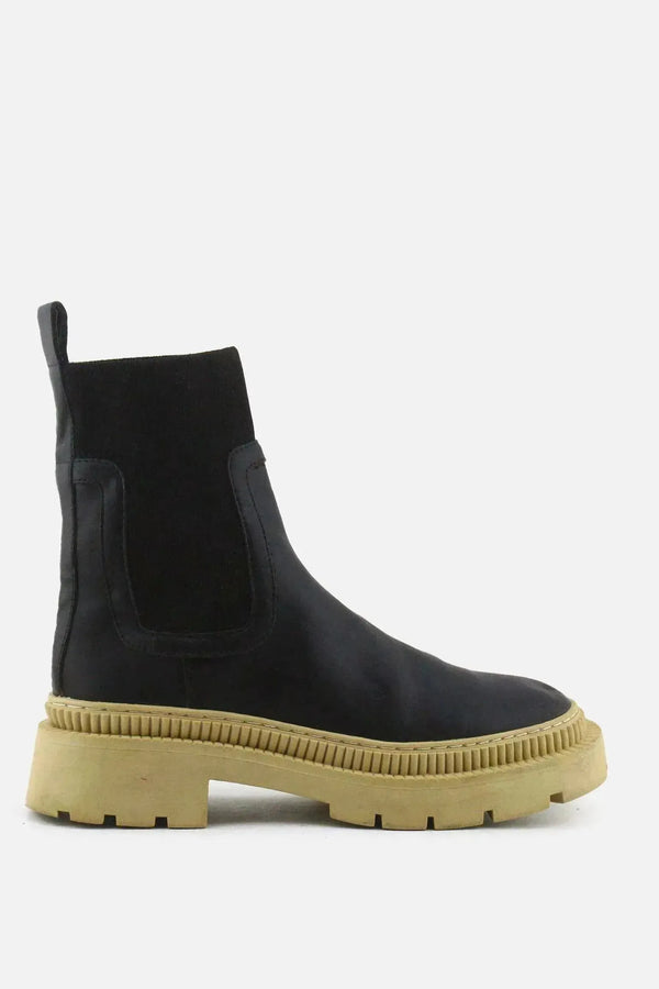 MNG Stretchable Combat Ankle Boots | 100% Authentic Leather
