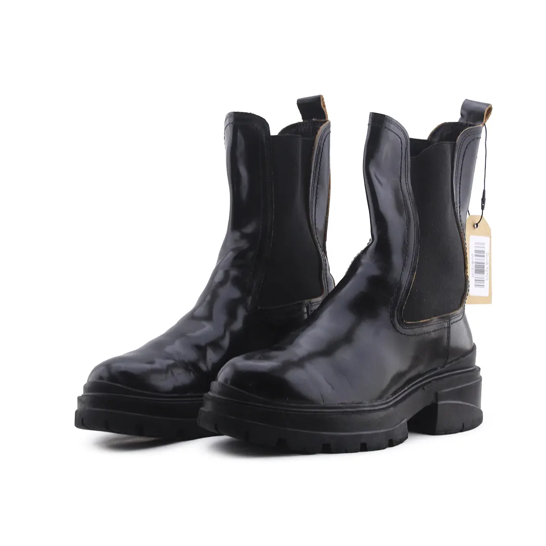 Zara Stretchable Ankle Boot | 100% Authentic Leather