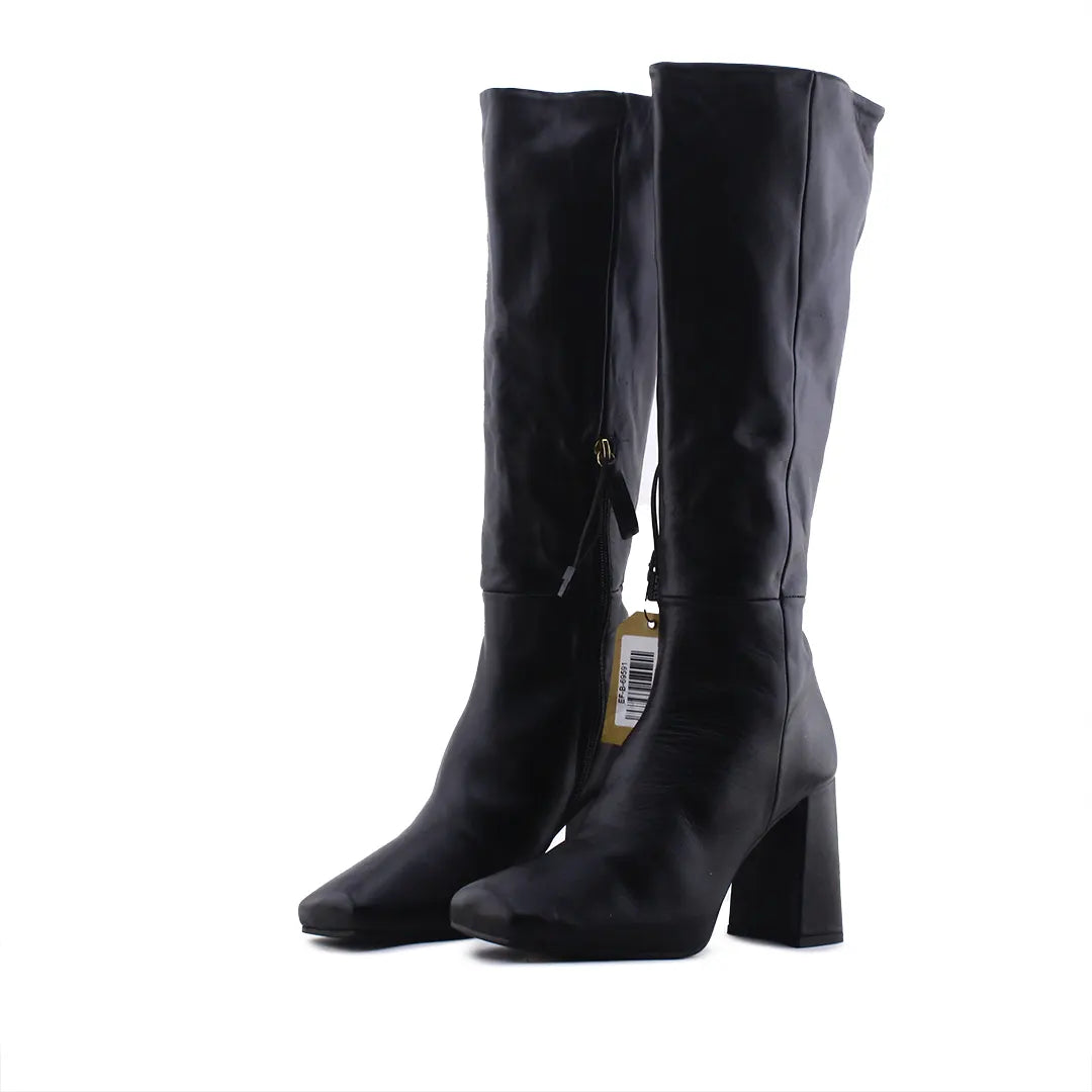 Zara Zipper Knee High Boot | 100% Authentic Leather