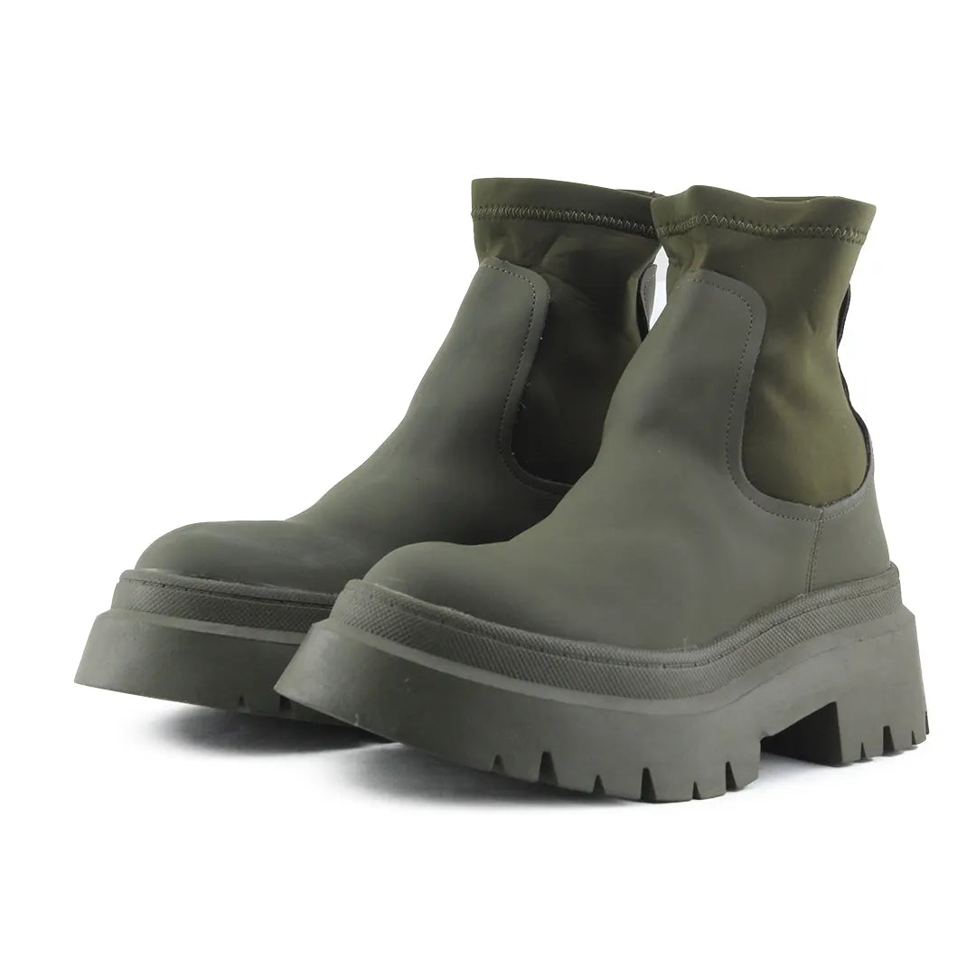 Pull & Bear Stretchable Ankle Boot | 100% Authentic Leather