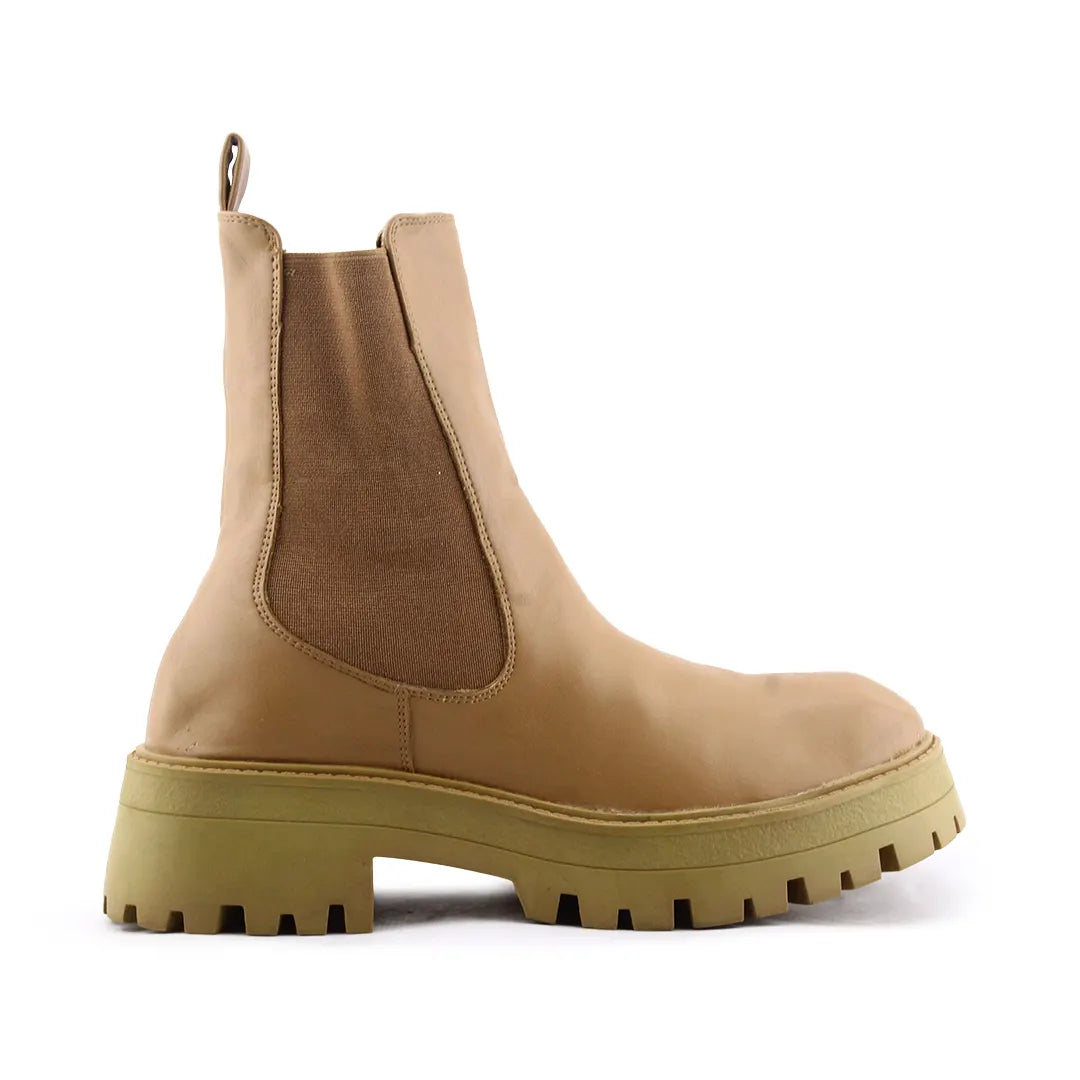 Pull & Bear Stretchable Ankle Boot | 100% Authentic Leather