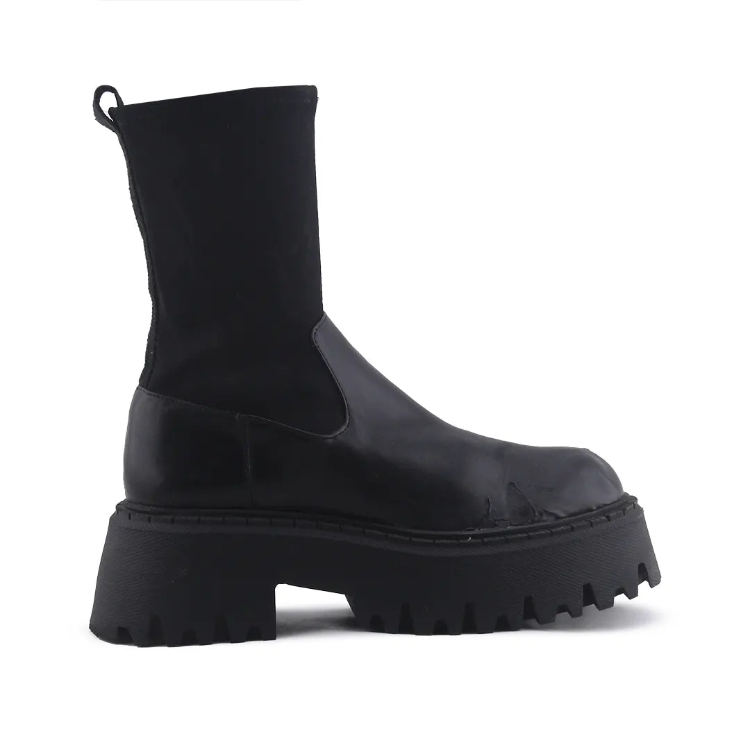Zara Zipper Ankle Boot | 100% Authentic Leather