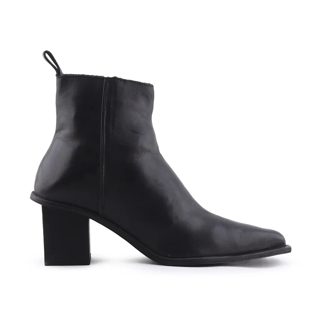 Zara Zipper Ankle Boots | 100% Authentic Leather