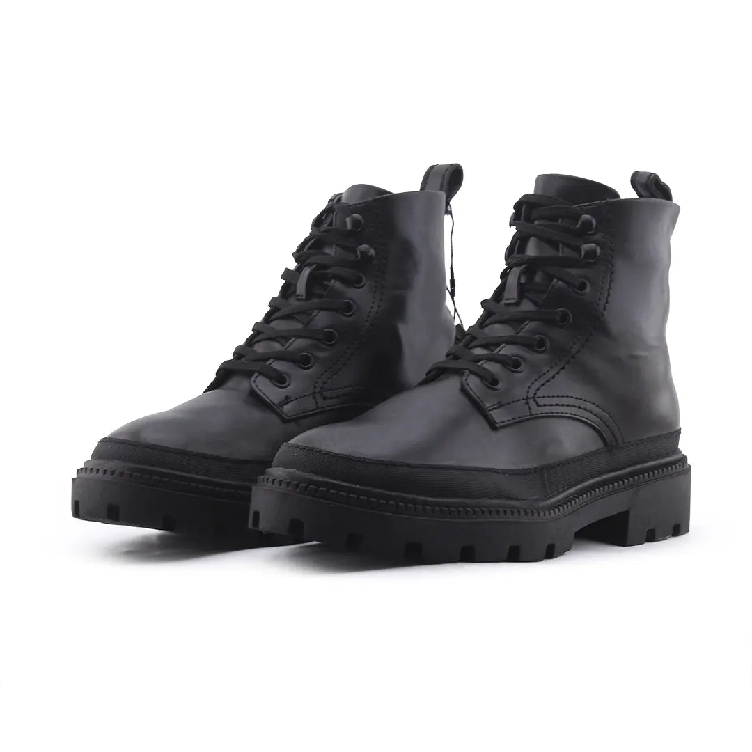 Zara Lace Up Ankle Boot | 100% Authentic Leather