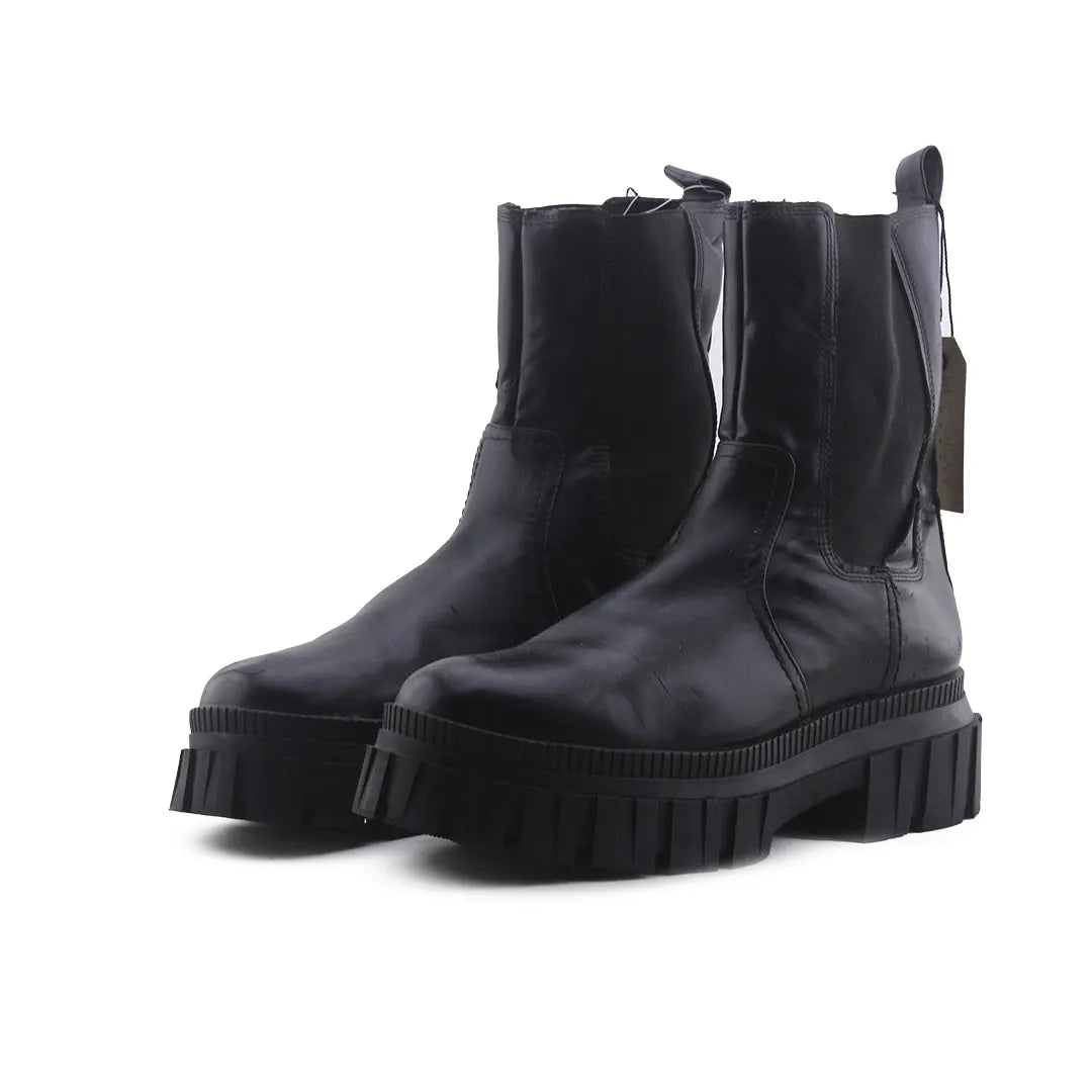Stradivarius Stretchable Ankle Boot | 100% Authentic Leather