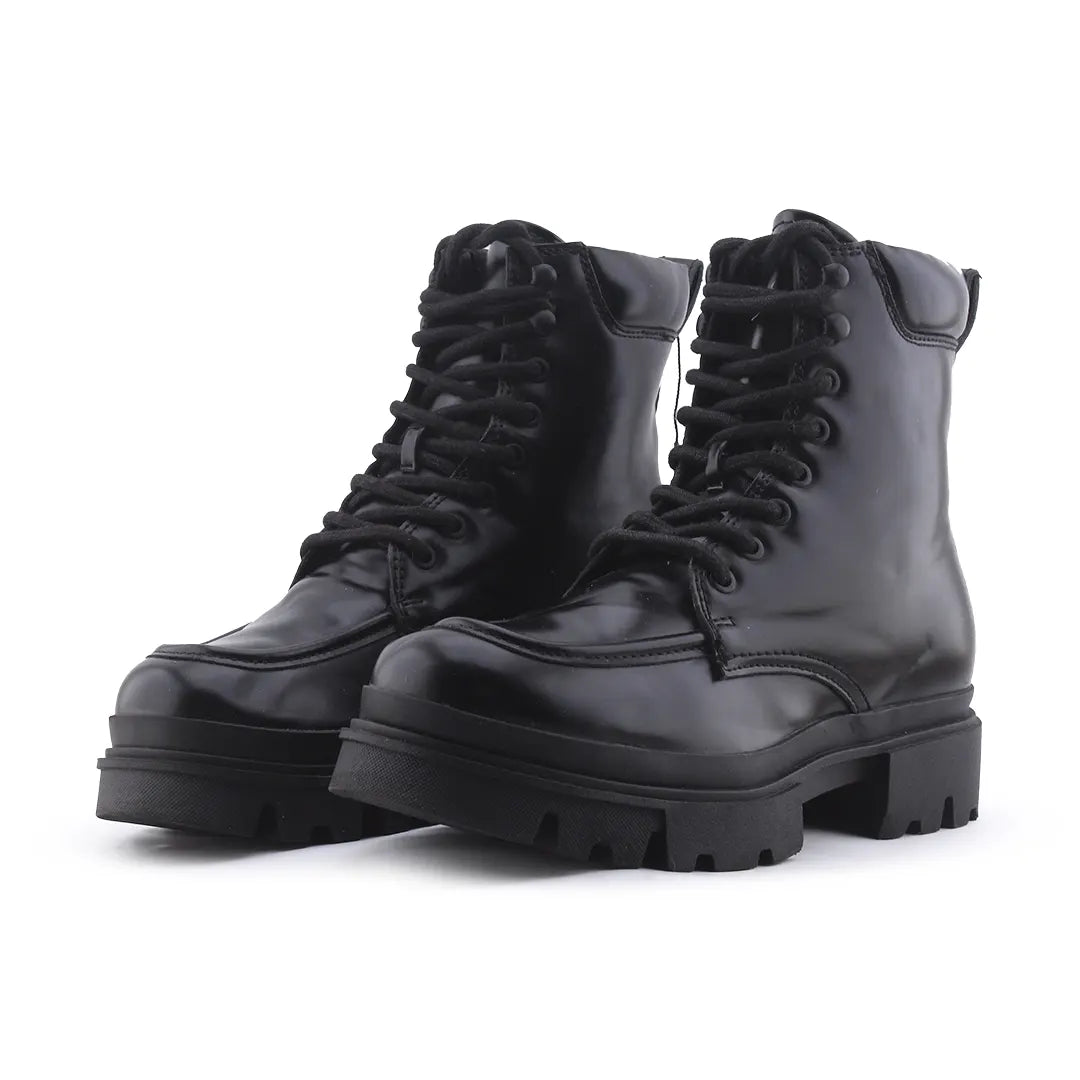 Zara Lace Up Ankle Boot | 100% Authentic Leather
