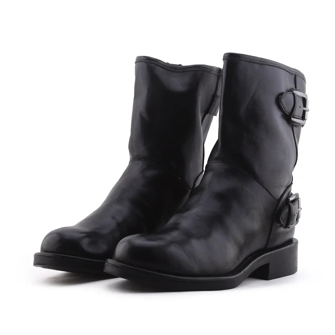 Zara Buckle Strap Ankle Boot | 100% Authentic Leather