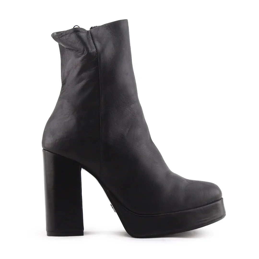 Zara Zipper Ankle Boot | 100% Authentic Leather
