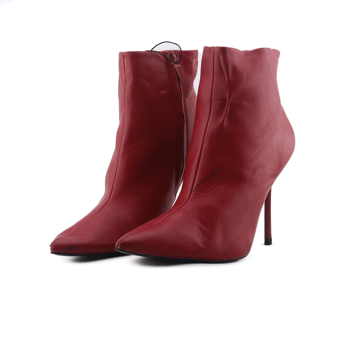 Zara Zipper Ankle Boot | 100% Authentic Leather