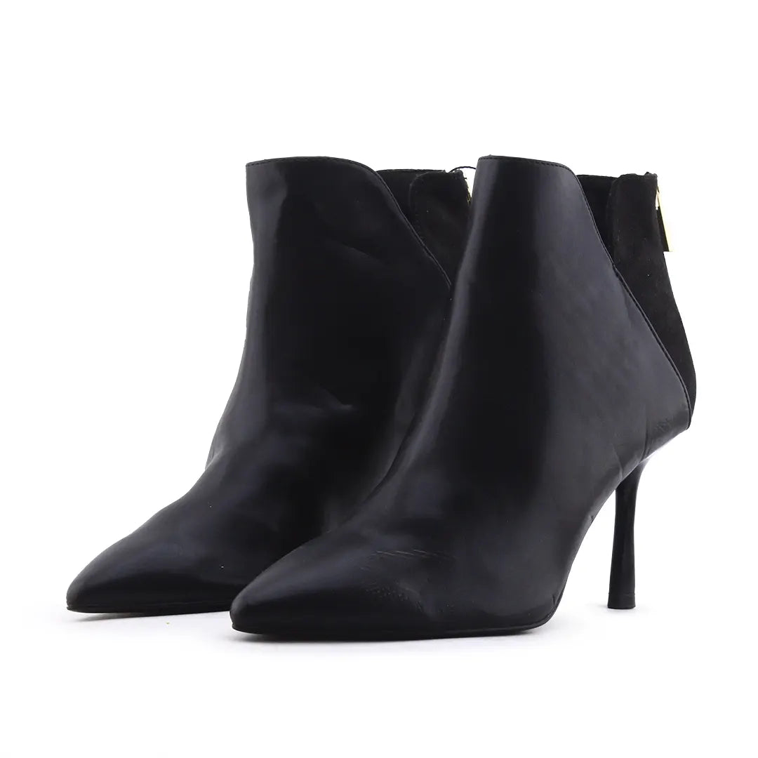 Stradivarius Zipper Ankle Boot | 100% Authentic Leather