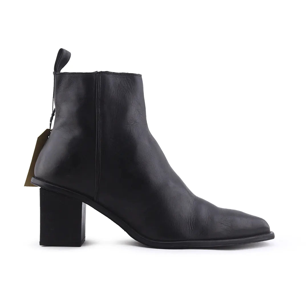 Zara Zipper Ankle Boot | 100% Authentic Leather
