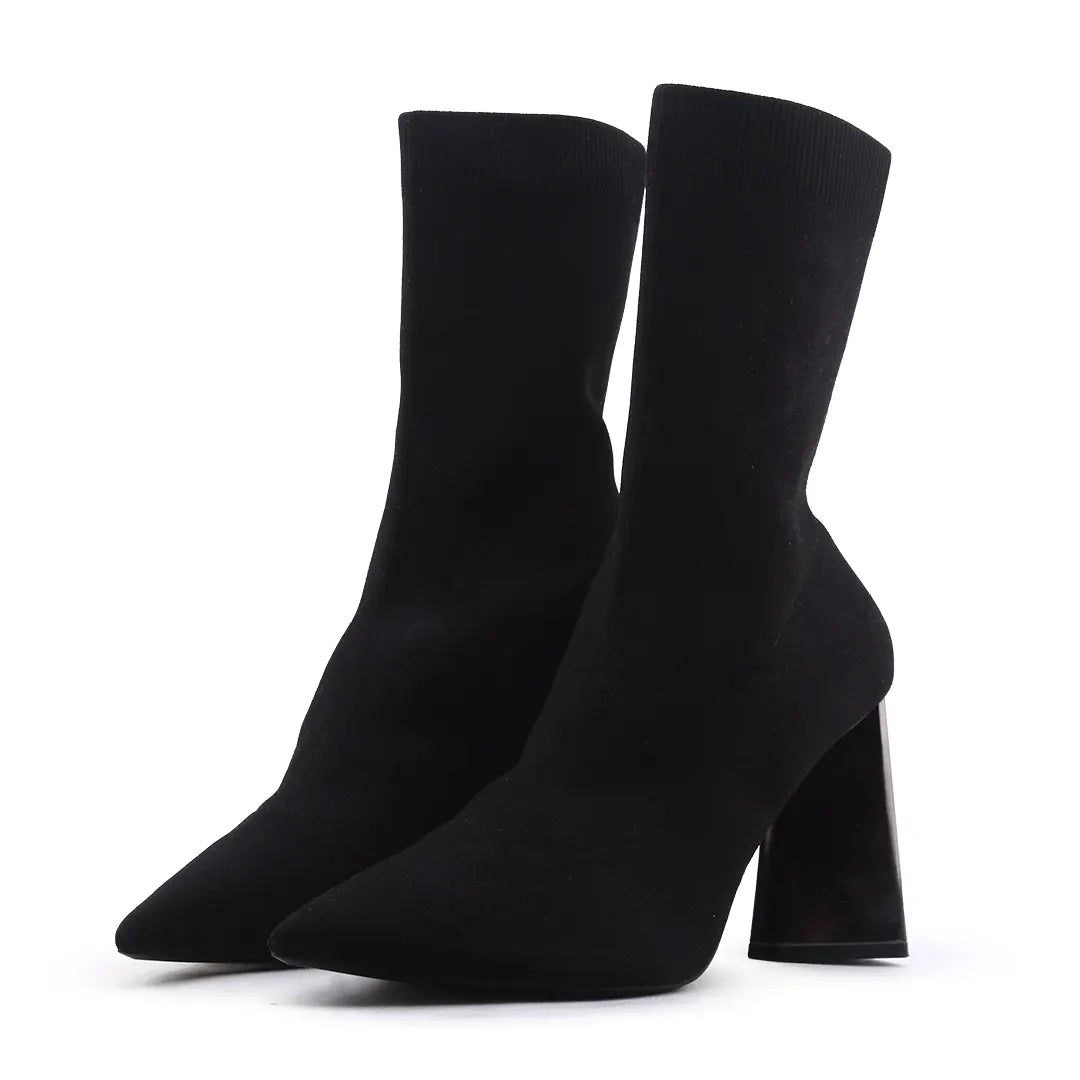 Stradivarius Sock Ankle Boot